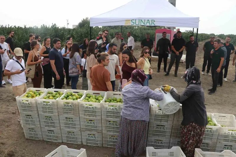 Sunar Yatırım Lezzet Festivali Kapsamında Hasat Etkinliği Düzenledi