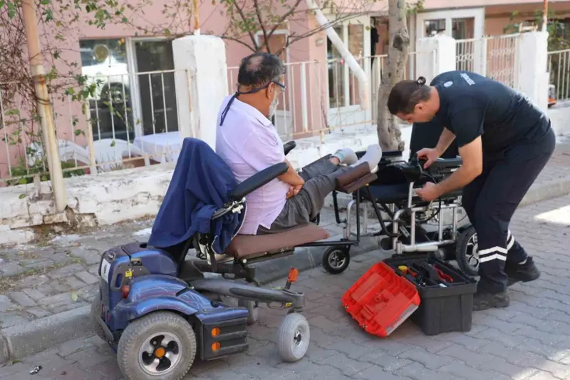 Muğla'da Engelsiz Yaşam İçin Tekerlekli Sandalyelere Ücretsiz Yerinde Tamir