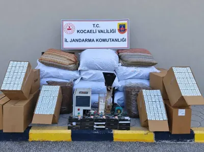 Kocaeli'de Milyonluk Kaçak Tütün Operasyonu Düzenlendi