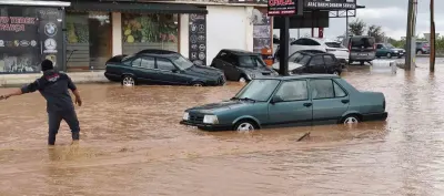 Mersin Silifke'de Şiddetli Sağanak Sele Neden Oldu