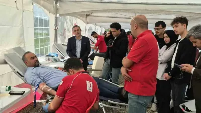 Bartın Üniversitesinde Düzenlenen Kan Bağış Kampanyasında Hedef Büyütüldü