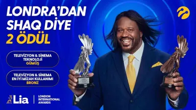 Turkcell’in Shaq Kampanyasına London International Awards’tan İki Ödül