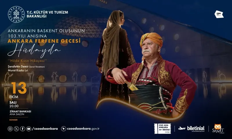 Ankara Ferfene Gecesi İle Başkentin 103üncü Yılı Kutlanacak