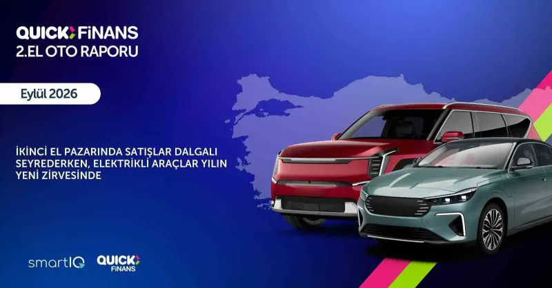 Quick Sigorta ve SmartIQ Ortaklığıyla Eylül Ayı 2. El Oto Verileri Açıklandı