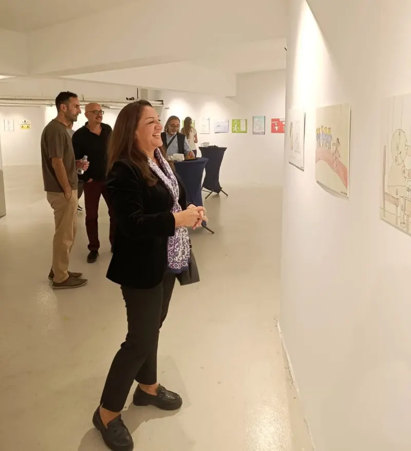 Nilüfer Belediyesi Ev Sahipliğinde Uluslararası Karikatür Sergisi Kapılarını Açtı