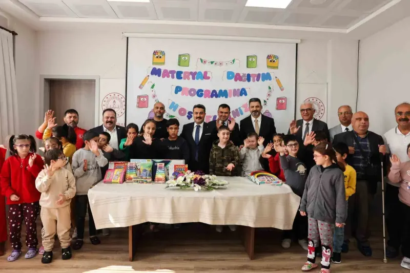 Sivas'ta Özel Eğitim Gören Öğrencilere Eğitici Oyuncak Desteği