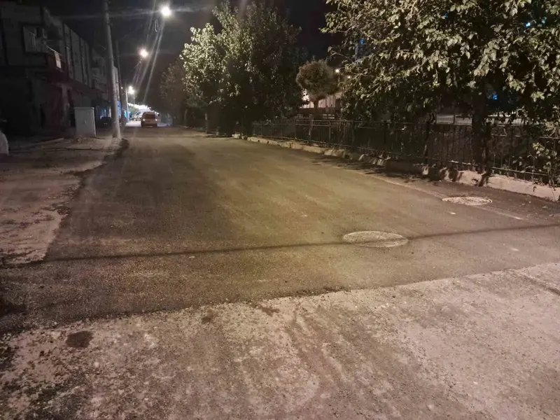 Kilis’te Motosiklet Kazasının Yaşandığı Noktada Asfalt Çalışması Gerçekleştirildi