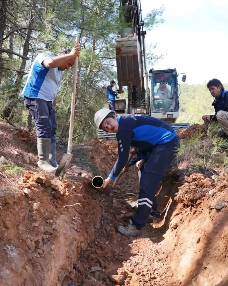 Menteşe Dağdibi Mahallesi İçin MUSKİ Tarafından Su Kaynakları Güvenceye Alınıyor