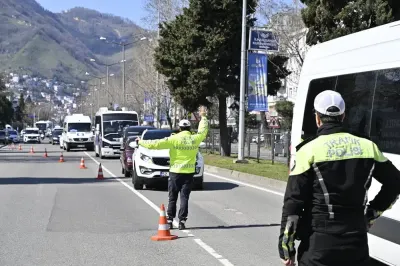 Ordu Genelinde Sıkı Trafik Denetimi: Binlerce Sürücüye Ceza Kesildi
