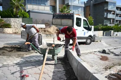 Kuşadası Belediyesi Yeni Yol Çalışmalarıyla Ulaşımı Konforlu Hale Getiriyor