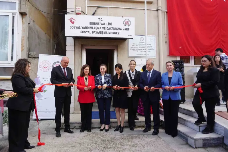 Edirne Sosyal Dayanışma Merkezinde Yeni Dönem Başladı