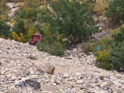 Kayıp Olan Motosiklet Sürücüsü Erzincan'da Uçurumda Ölü Bulundu