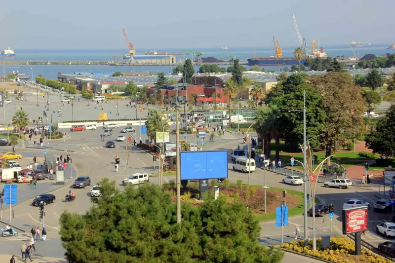 Samsun'da Pastırma Sıcakları Etkili Oldu Sıcaklık 31 Dereceyi Gördü