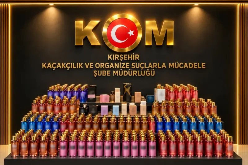 Kırşehir'de Milyonluk Kaçak Parfüm Operasyonu: Yüzlerce Ürün Ele Geçirildi