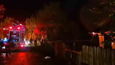 Bolu Mudurnu'da Yıldırım Düşen Ev Kullanılamaz Hale Geldi
