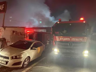 Esenyurt Tekstil Atölyesinde Gece Saatlerinde Korkutan Yangın Çıktı