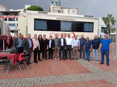 Aliağa Muhtarlarından Kızılay'ın Kan Bağışı Kampanyasına Destek
