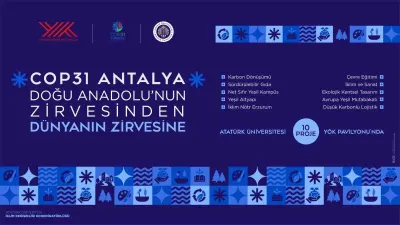 Atatürk Üniversitesi İklim Değişikliği Projelerini COP31'e Taşıyor