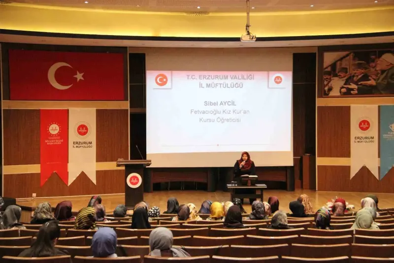 Erzurum'da Cami Ve Sosyal Hayat Konulu Konferans Düzenlendi