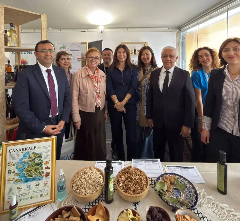 Çanakkale’nin Organik Tarım Ürünleri İtalya’nın Başkenti Roma’da Tanıtıldı