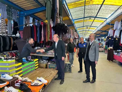Osmaneli Belediye Başkanı Bekir Torun Pazar Esnafını ve Vatandaşları Ziyaret Etti