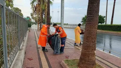 Mersin'de Sağanak Yağışlara Karşı Ekipler Teyakkuzda