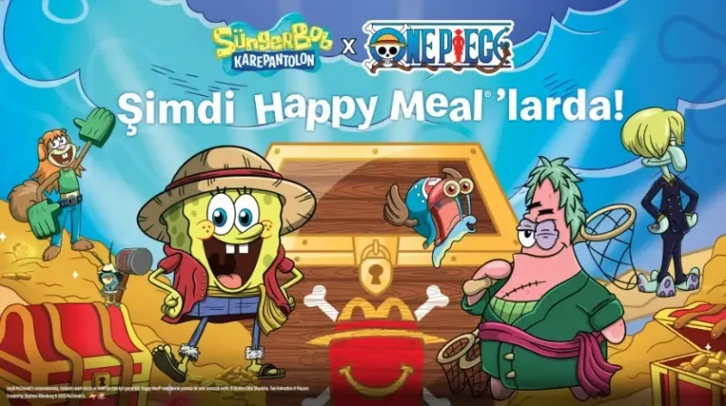Mcdonald's Türkiye'den Sünger Bob ve One Piece Buluşması