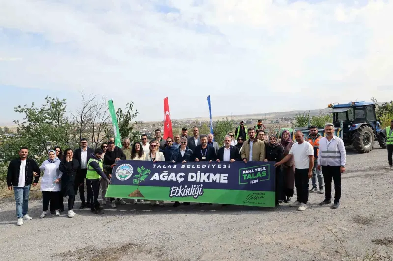 Talas Belediyesi Ve Erciyes Üniversitesinden Anlamlı Fidan Dikim Etkinliği