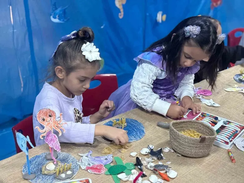 Sincan Anne Çocuk Oyun Evlerinde Deniz Temalı Eğlence