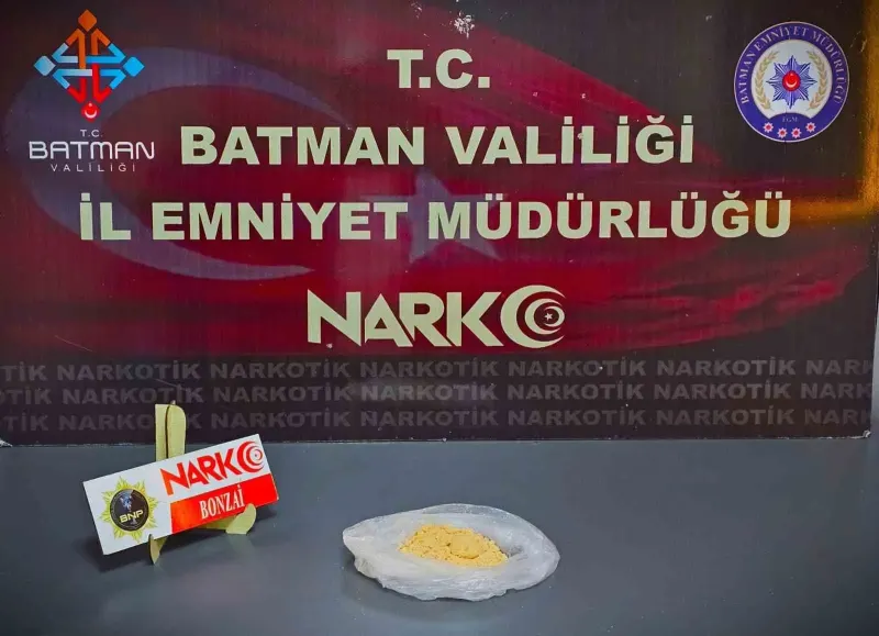 Batman'daki Narkotik Operasyonlarında İki Şüpheli Tutuklandı