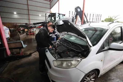 Şehzadeler Belediyesi Araç Bakım İstasyonunu Yenileyerek Tasarruf Dönemini Başlattı