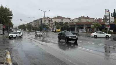 Lüleburgaz İçinde Sağanak Yağış Hayatı Olumsuz Etkiledi