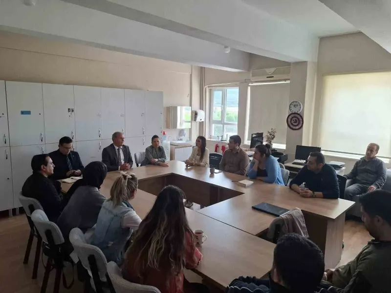 Sarıgöl İlçe Milli Eğitim Müdüründen Liseye Ziyaret