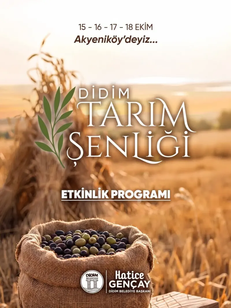 Didim Tarım Şenliği Ekim Ayında Üreticileri Buluşturacak