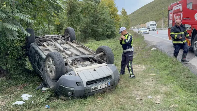 Samsun'da Kontrolden Çıkan Cip Takla Attı: İki Kişi Yaralandı