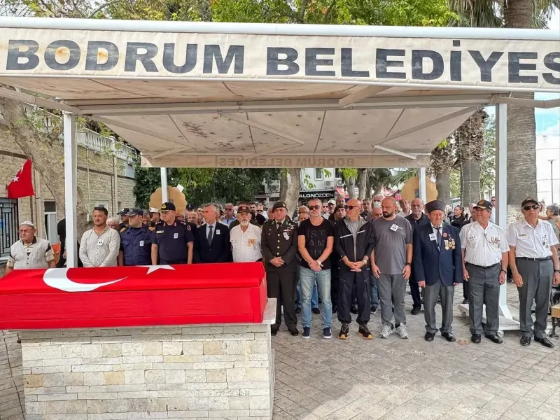 Kıbrıs Gazisi Hüsnü Şengöz Muğla'da Son Yolculuğuna Uğurlandı