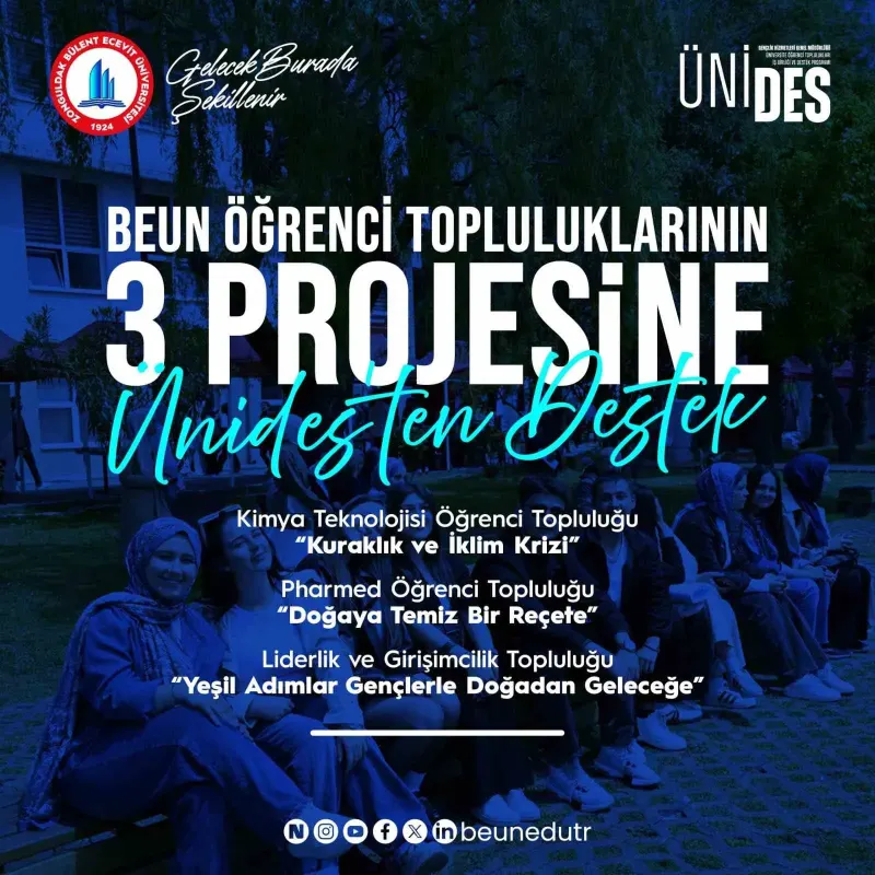 Zonguldak Bülent Ecevit Üniversitesi Öğrenci Topluluklarından Proje Başarısı